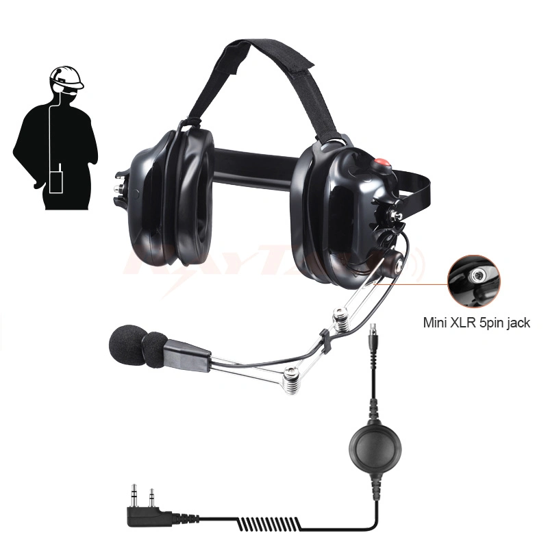 Metal Arm Bo-Om Heavy Duty Over The Head Headset B-51q Pnr Noise Cancelling Headphones