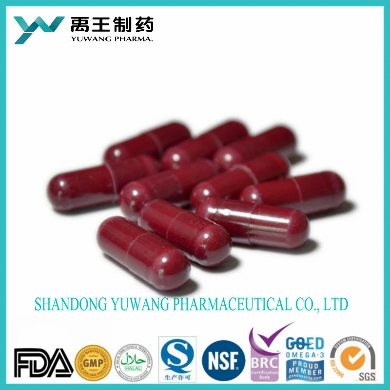 Brc/NSF Yuwang OEM Health Food Multi Plant Hard Capsule 1000mg in Bulk or in Bottle