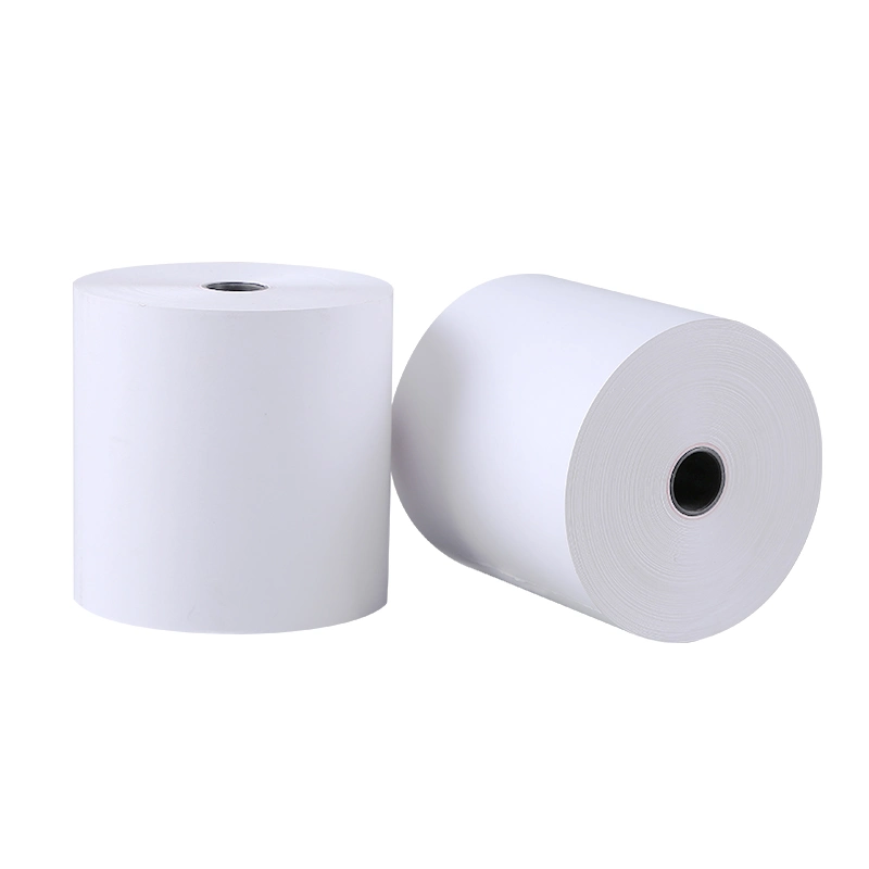 Printed Receipt Paper 80mm Cash Register Paper Type Thermal Receipt Printer Paper Roll with Plastic Core