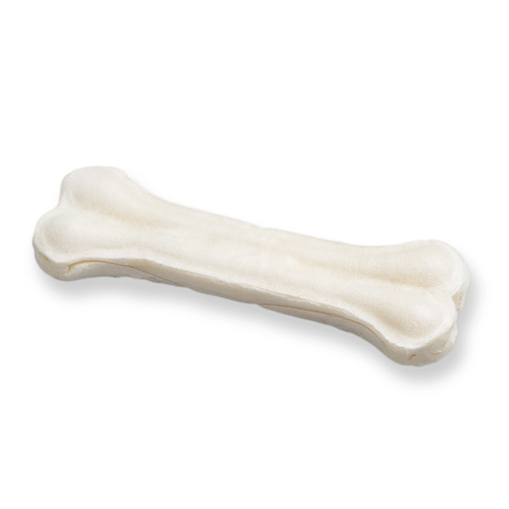 Le Pet Premium Dog mâche White Rawhide enfoncé les os de tailles différentes pour chien