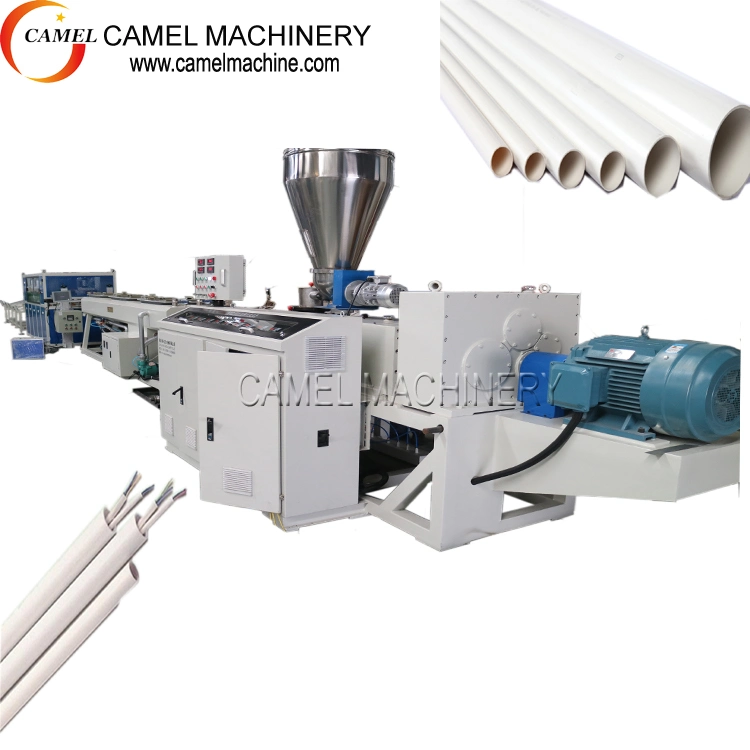 16-630 mm PVC Supply Drain Plastic Pipe Extruder Machine Production Line