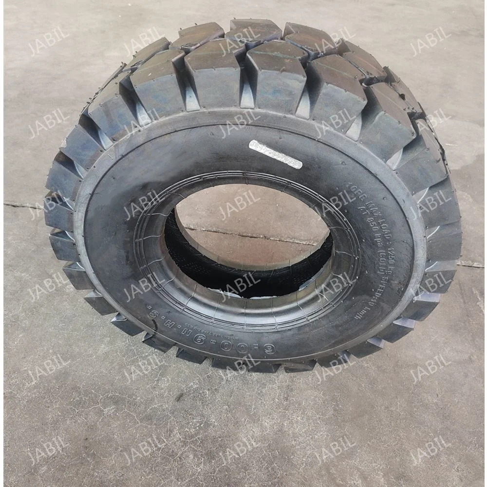 Wholesale/Supplier 6.00-9 Pneumatic Cushion Tyre for Forklift Trailer Parts off Road OTR Heavy Duty Equipment Industrial Forklift Tire