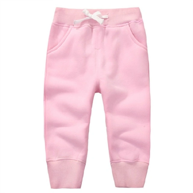 Winter Warm Velvet Sweatpants Babies Boys Girls Casual Sport Pants Jogging Kids Children Trousers