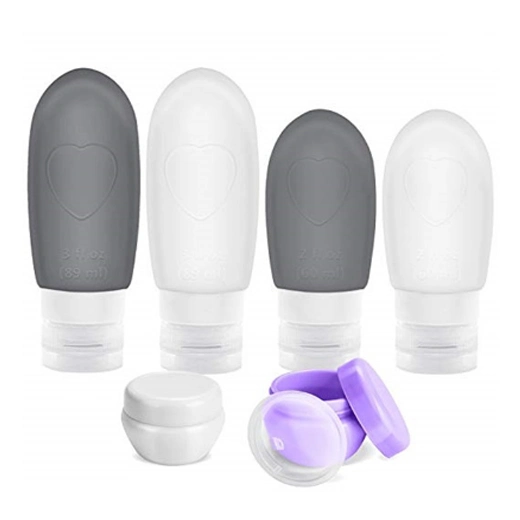 38ml/60ml/80ml Travel Silicone Foldable Squeeze Tube Toiletry Cosmetic Bottle