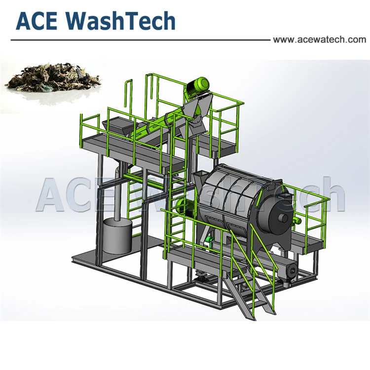 Dirty Green House Film Plastic Recycling Washing Equipment