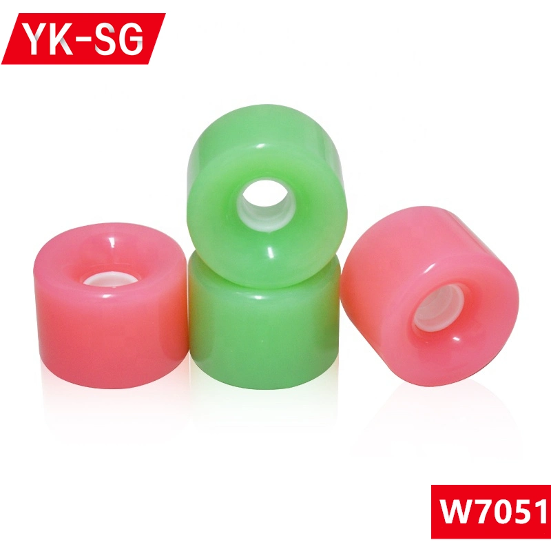 4 Wheels High Rebound PU Core 69X55mm Longboard Wheels Skateboard