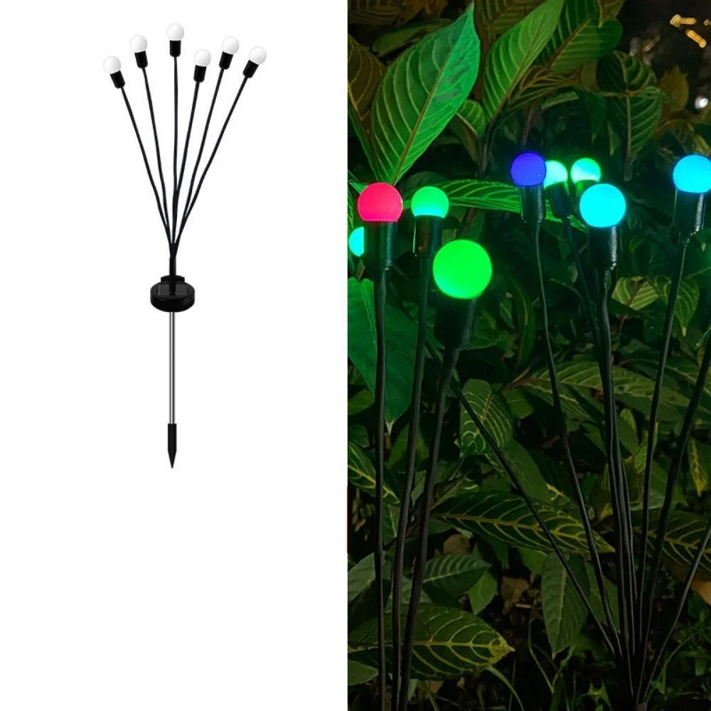 Luces Firefly Waterproof Solar impulsado por el viento Swing para Patio Pathway Patio Bl20765