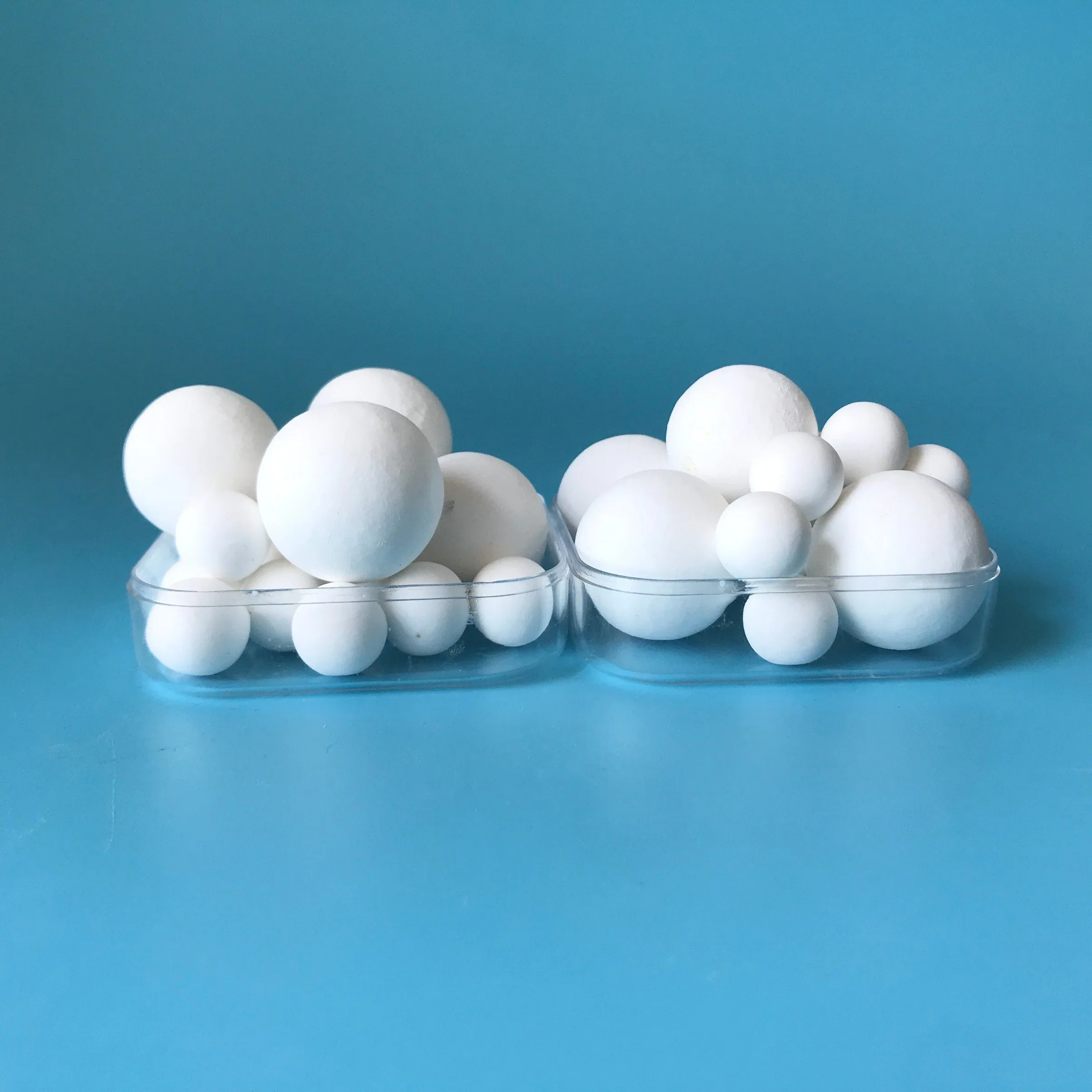 Bolas de cerámica blanca esmerilado de cerámica inerte bola de alúmina alta para Gas Industrial