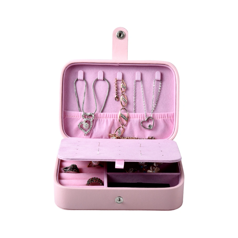 Hot Sale Wholesale Custom Travel Jewelry Case Earring Rings Necklace Jewelry Box