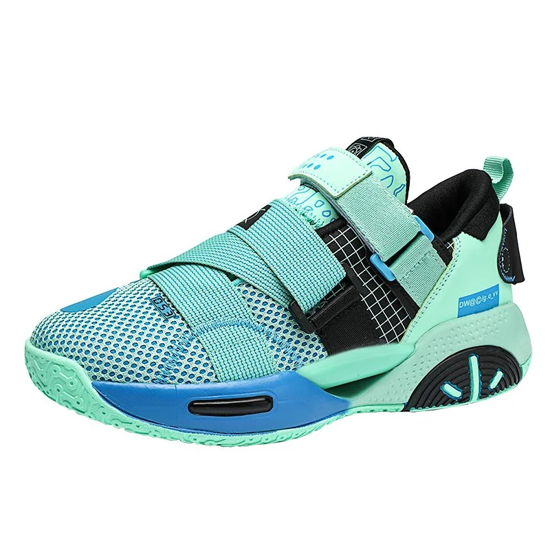 Chaussures de mode Hot Sale Nouveau design mesh respirant Flying Kint décontracté de style de basket-ball d' hommes chaussures Chaussures Sneaker adolescent antidérapant