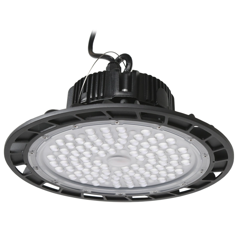 180lm/W 150W IP65 Colgante Inustrial techo UFO LED Warehouse Alto Luz de bahía