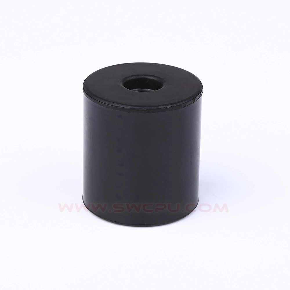 Custom Molded SBR NBR EPDM Bushing Spring Solid Rubber Cylinder