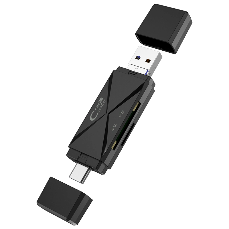 Адаптер-концентратор USB 3.0 Type-C 3 в 1 с лучшей ценой ABS С поддержкой SD-карты и TF Card Reader для мобильных устройств Телефон