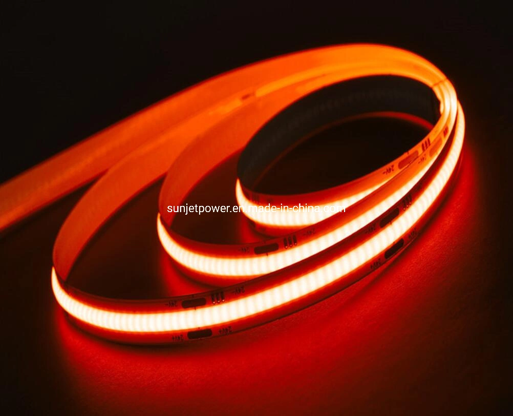 Red 10W COB Bande LED DC24V pleine couleur RGB COB Strip H