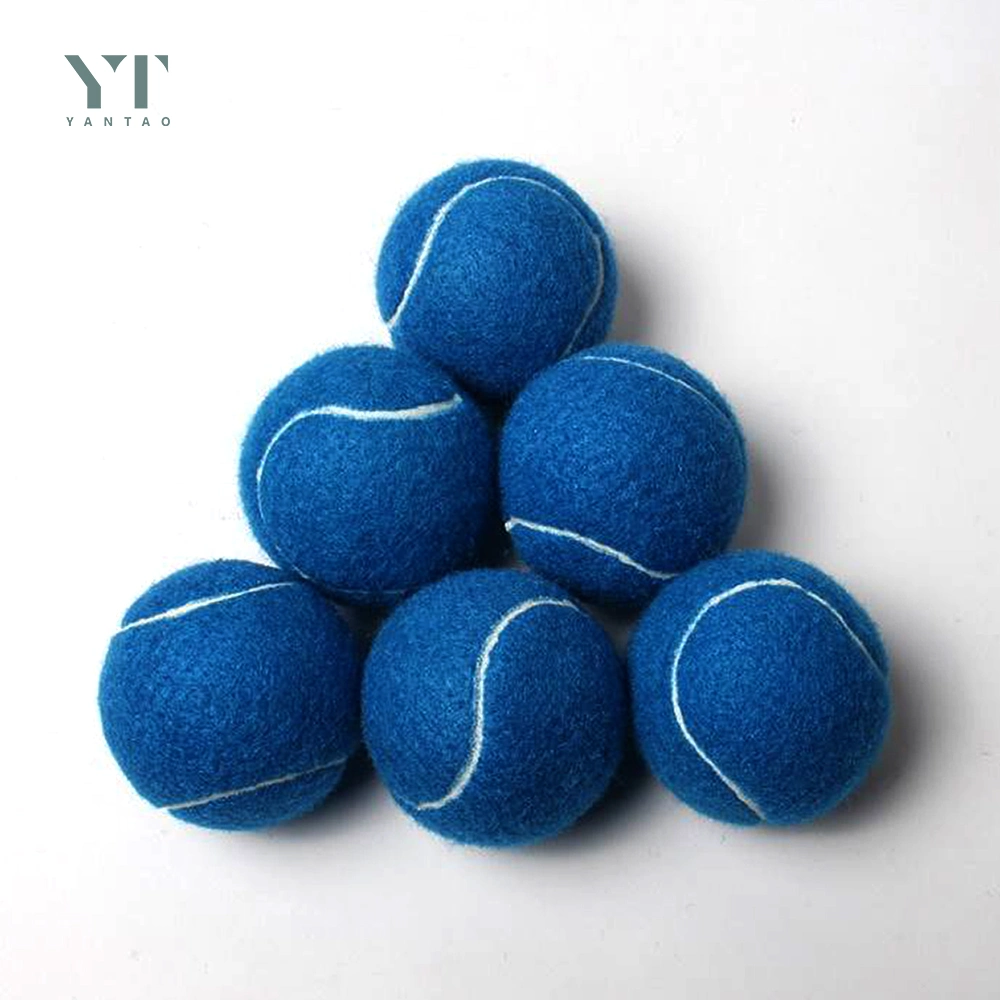 Vente en gros produits PET logo personnalisé diamètre caoutchouc écologique PET tennis Balles jouets pour chiens sûrs pour animaux pour l'entraînement