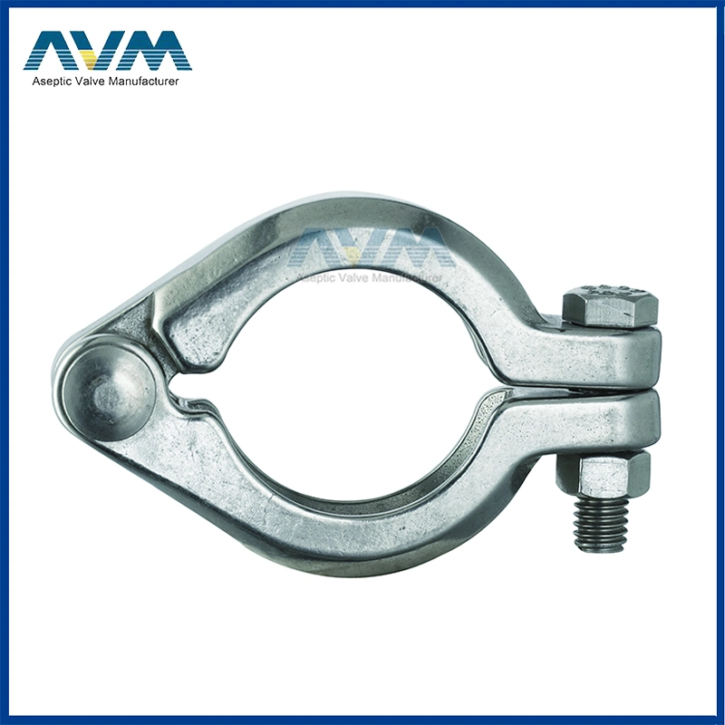 Sanitary Stainless Steel 304 316L Tube Fitting Casting 13EU Double Pin Clamp