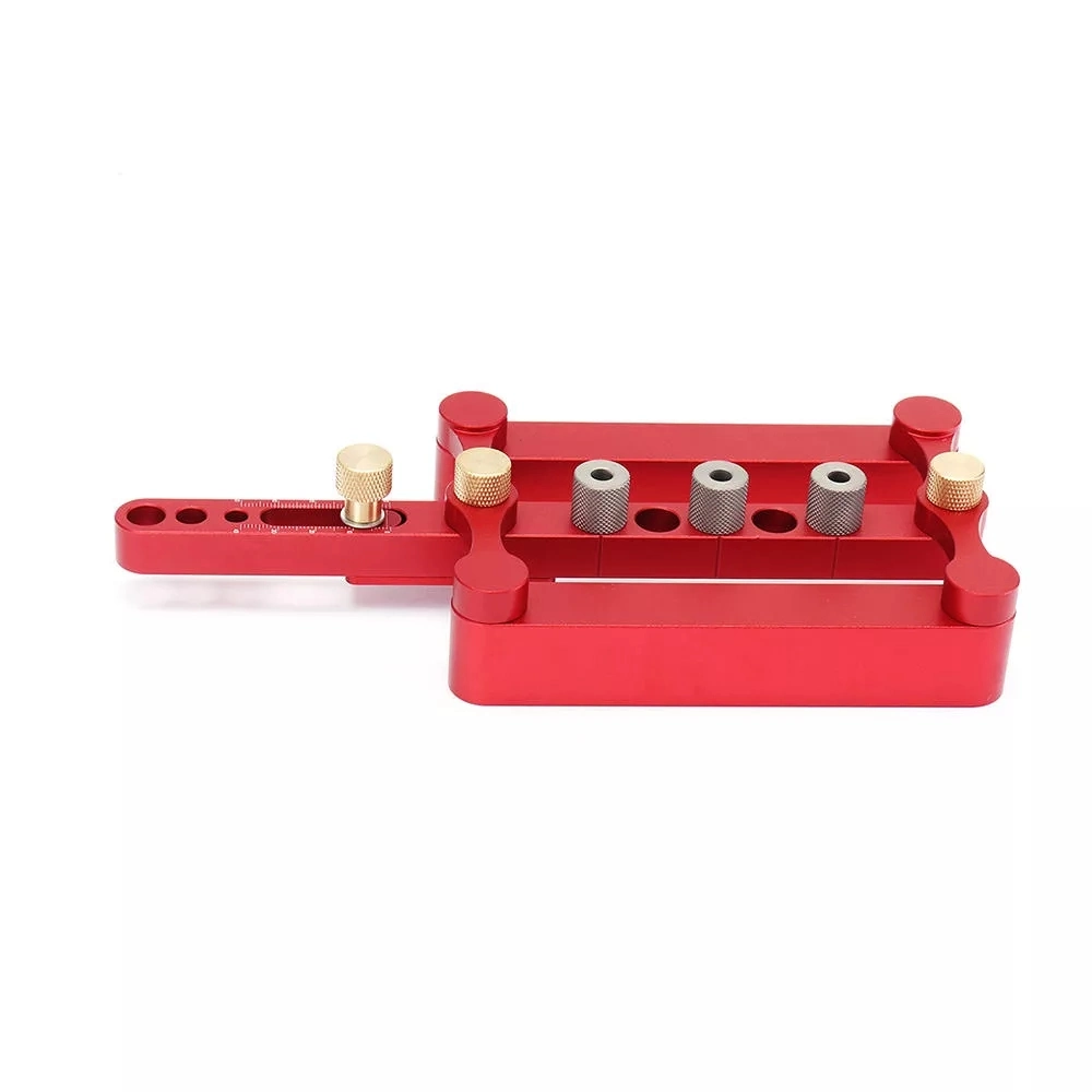 Drillpro Self Centering Dowelling Jig Metric Dowel 6/8/10mm Punch Locator Drilling Tools for Woodworking