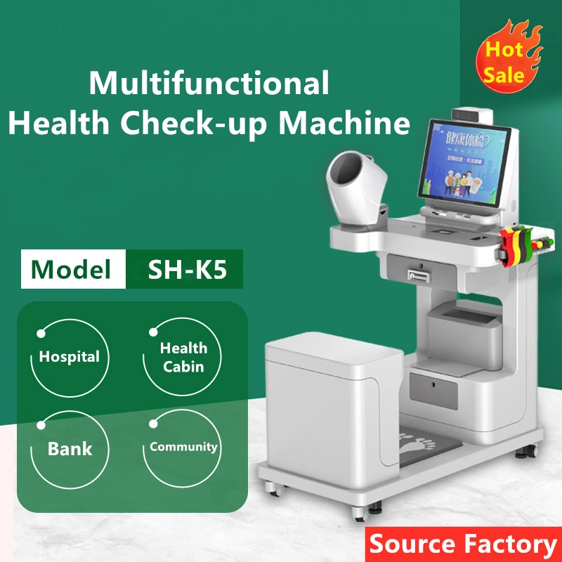 Touch Monitor Electronic Balance Health Checkup Kiosk Self Service Kiosk