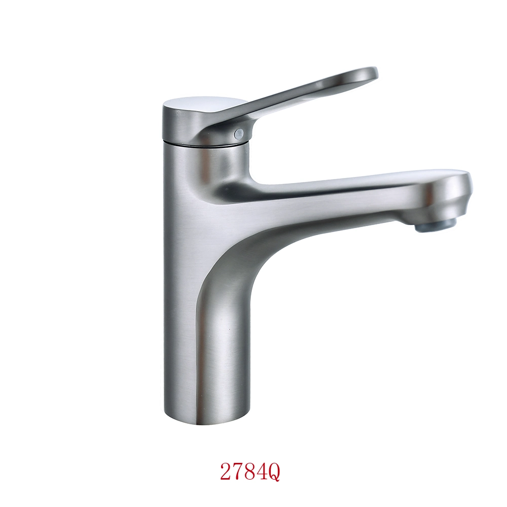 Luxury 59A Brass Basin Faucet with Hot and Cold for Bathroom Sink