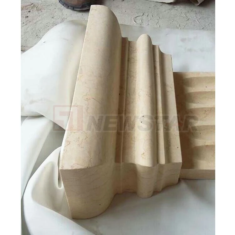 Interior Decoration White Marble Wall Tiles Roman Column Wall Panel Decoration