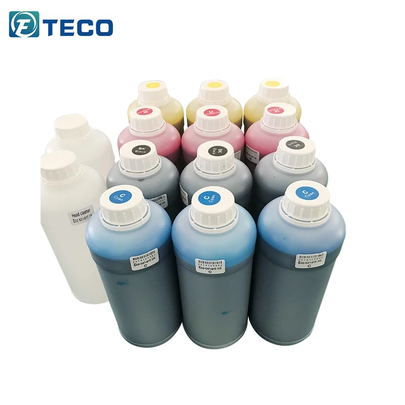 Tinta Teco Eco Solvent para cabeça de impressão Epson I3200/DX5/4720/XP600 Impressão digital Inkht Ink