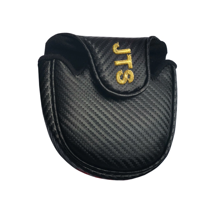 شعار الشركة المصنعة مخصص جلد PU غطاء Putter غطاء رأس ملليت نوع ضمان الجودة Golf Club HeadCover