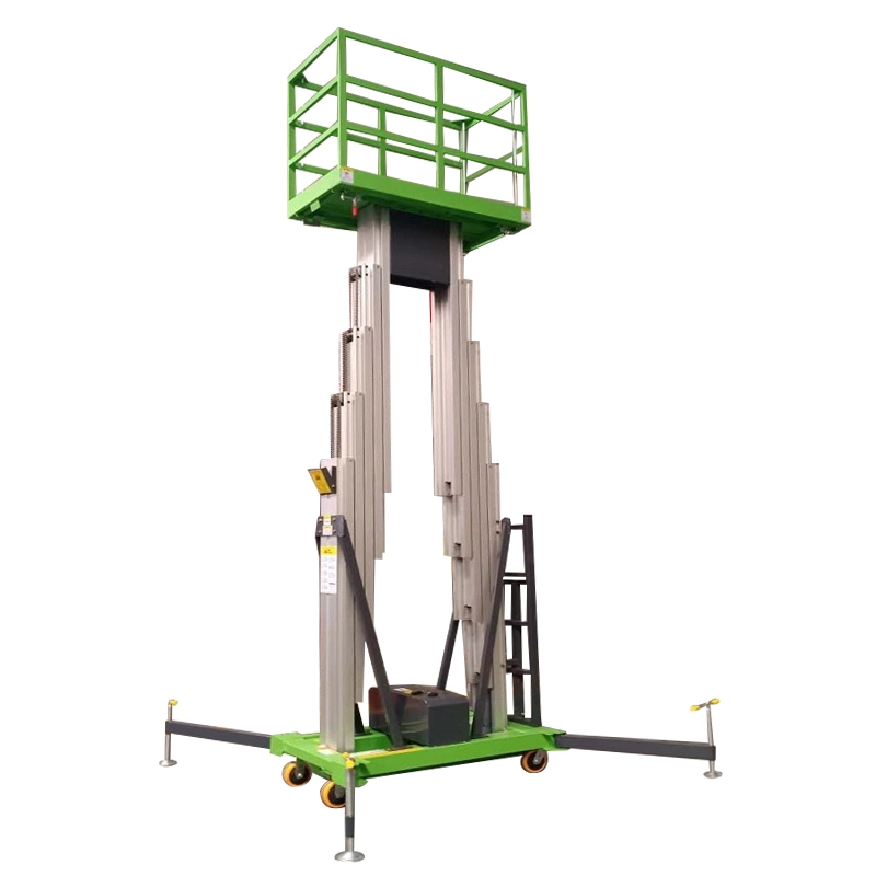 16m Double Mast Aluminium Vertical Lift Can Be Customized CE Hot Sale