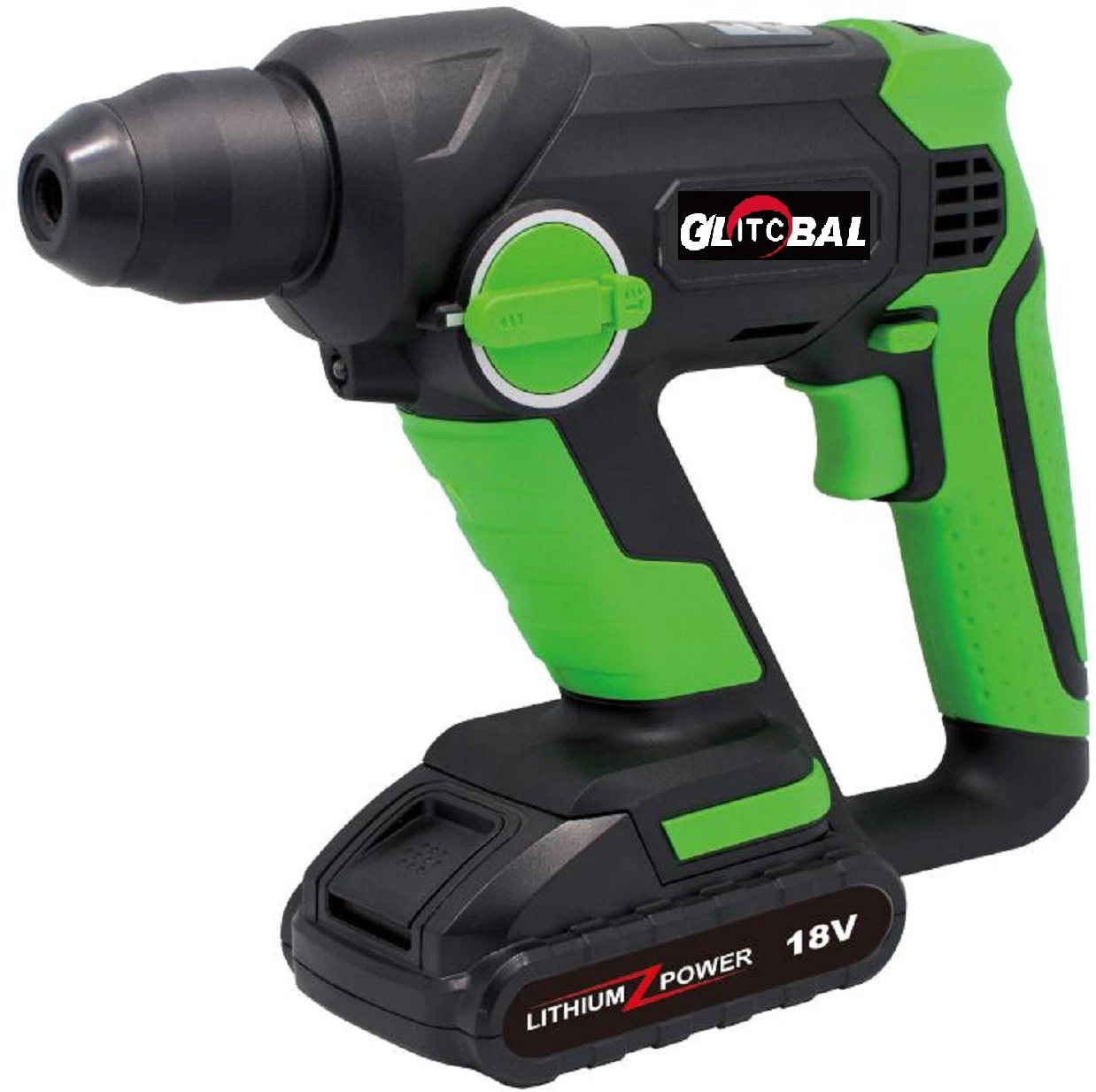 Greenline 18V (20V Max) Lithium-Ion Battery-Cordless/Electric Rotary Hammer Drill-Power Tools