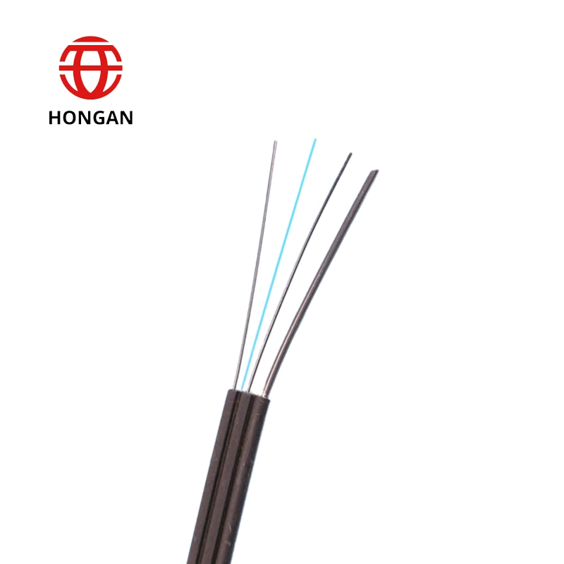 El 10% de descuento 2 4 6 8 Core caída de cable de fibra óptica FTTH Kfrp exterior interior con cable de acero