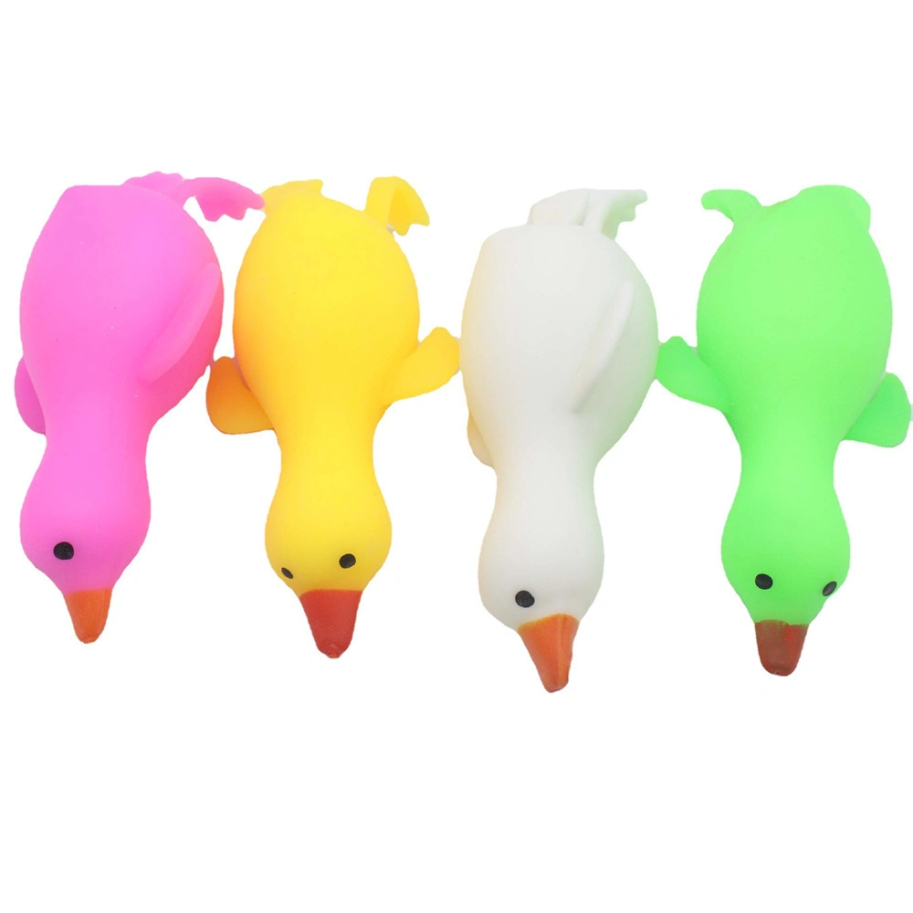 Children's Small Toys Lala Duck Decompression Kneading Music Flour Big White Goose Decompression Toy Wholesale/Supplier