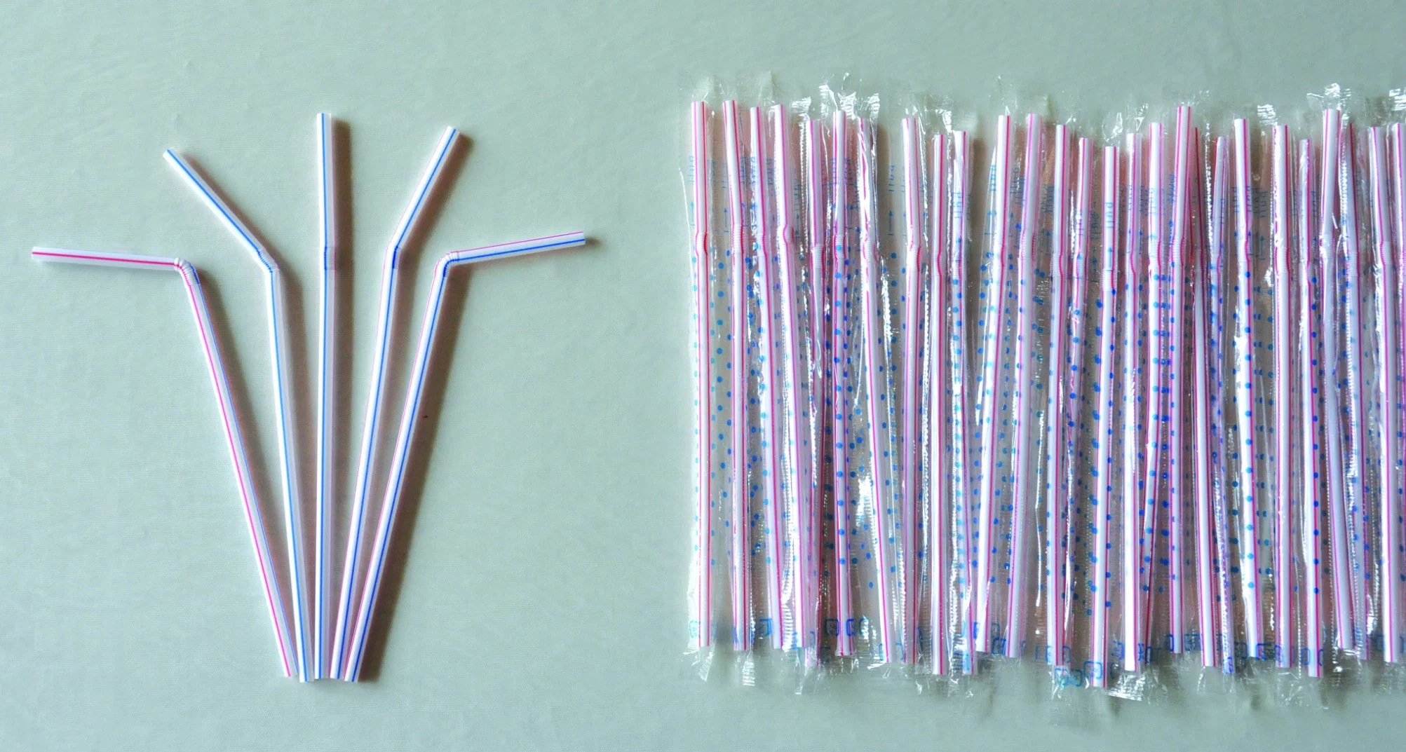 Colorful 5mm 6mm Flexible Drinking Straws PLA Straw