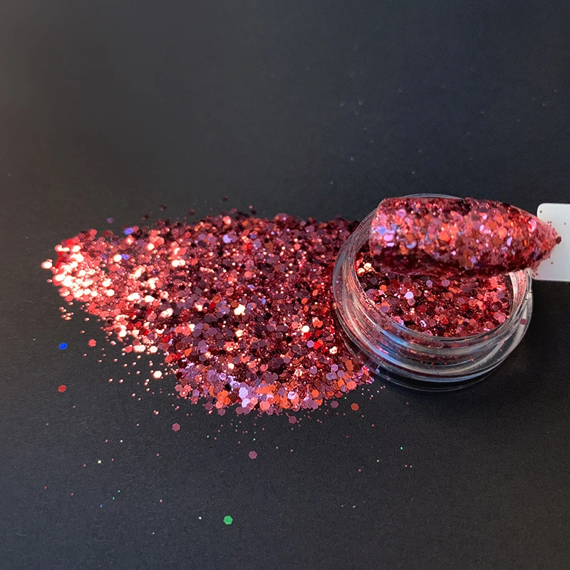 Multicolored Holographic Glitter for Creative DIY Craft Projects