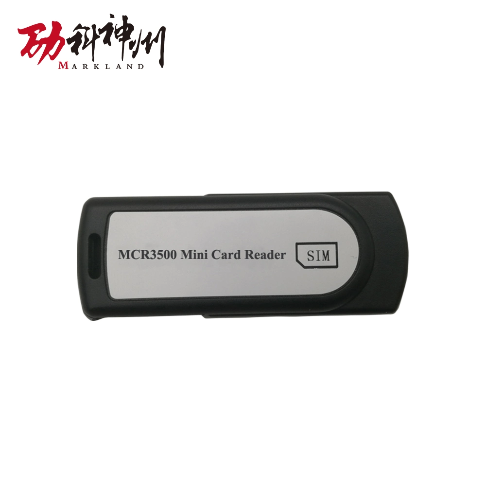 MCR3500 Mini Card Reader Mini PC/Sc Ccid ISO 7816 Smart Card Reader Digital Signature Dongle with SIM Card Slot