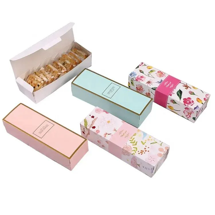 Delicate Fantastic Gift Packaging Art Paper Box Custom Logo for Cookie