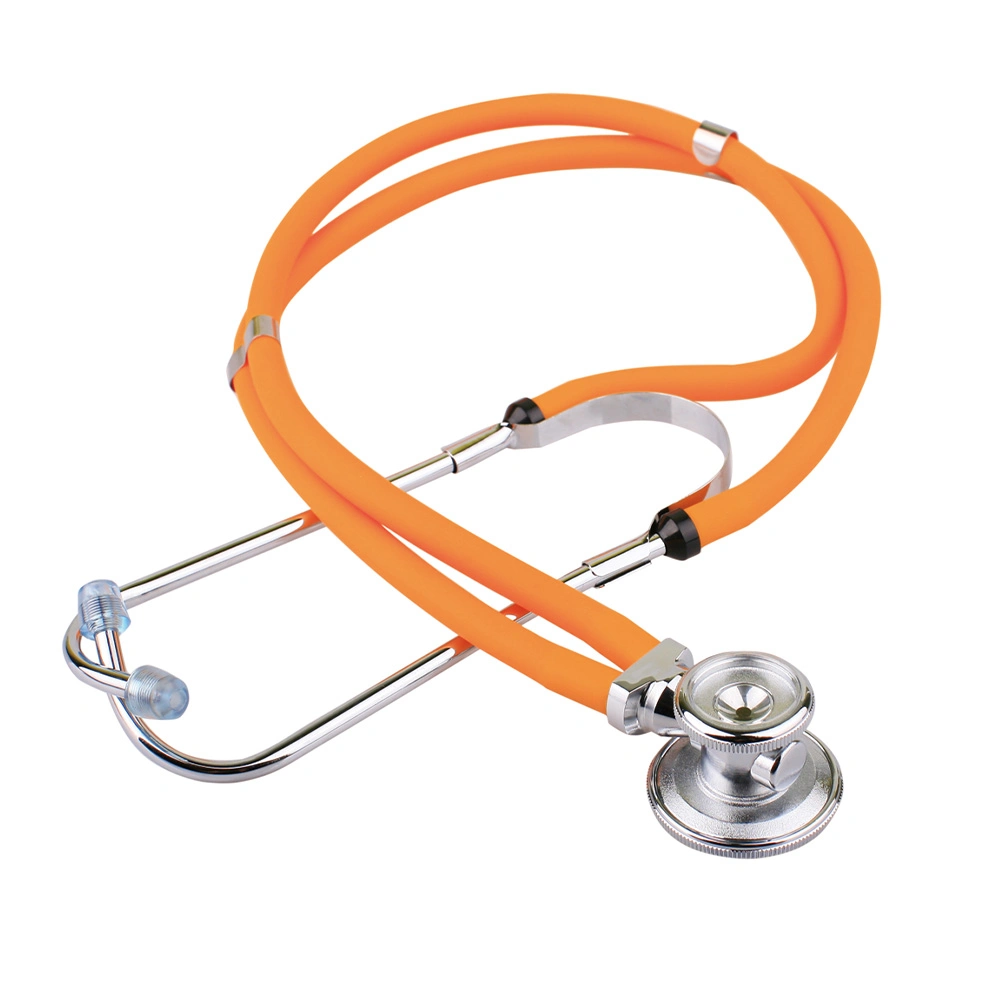 Orange Premium Dual Head Rose Gold Pink Best Ultrasonic Stethoscope