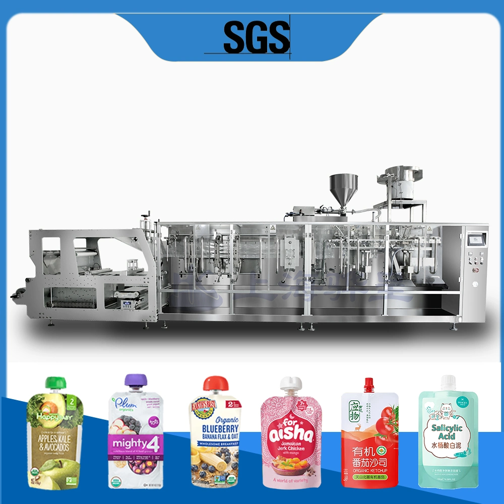 High Speed Automatic Horizontal Doypack Pouch Forming Filling Sealing Charcoal Packaging Machine