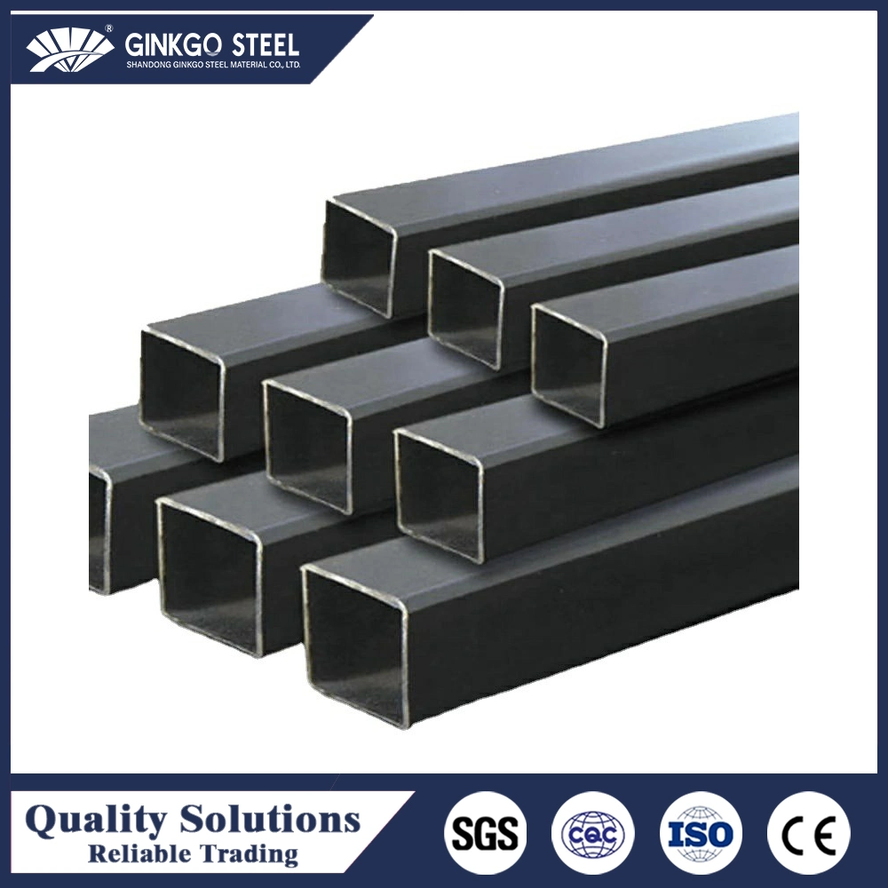 Hot Rolled Black Steel Hot DIP Galvanized Coating Square Tube 4X4 Inch Steel Pipe