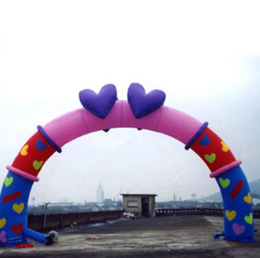 OEM Fancy Advertising Inflatable Rainbow Door