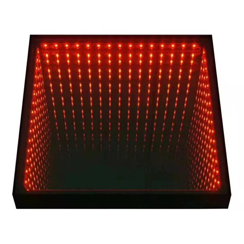 3D Mirror Outdoor LED Twinkling Dance Floor Mat for Disco Wedding Party Square Panel Hot Sale