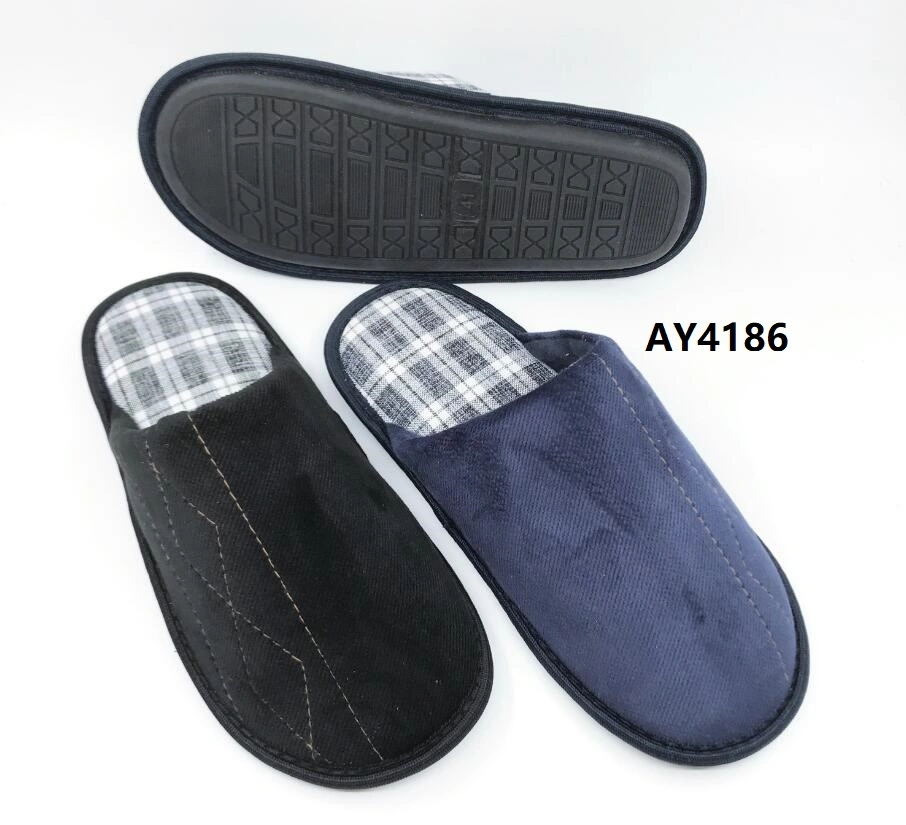 2021 Newest Collection Cloth Material Good Sale Man Indoor House Shoes