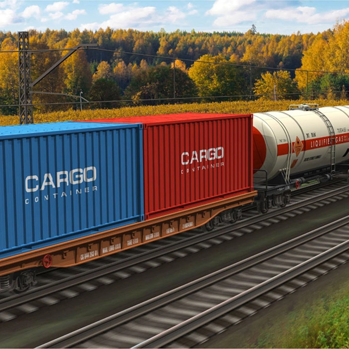 Railway/Sea/Air Freight Shipping Service Rail Transport From China to Russia Europe Railway Shipping
