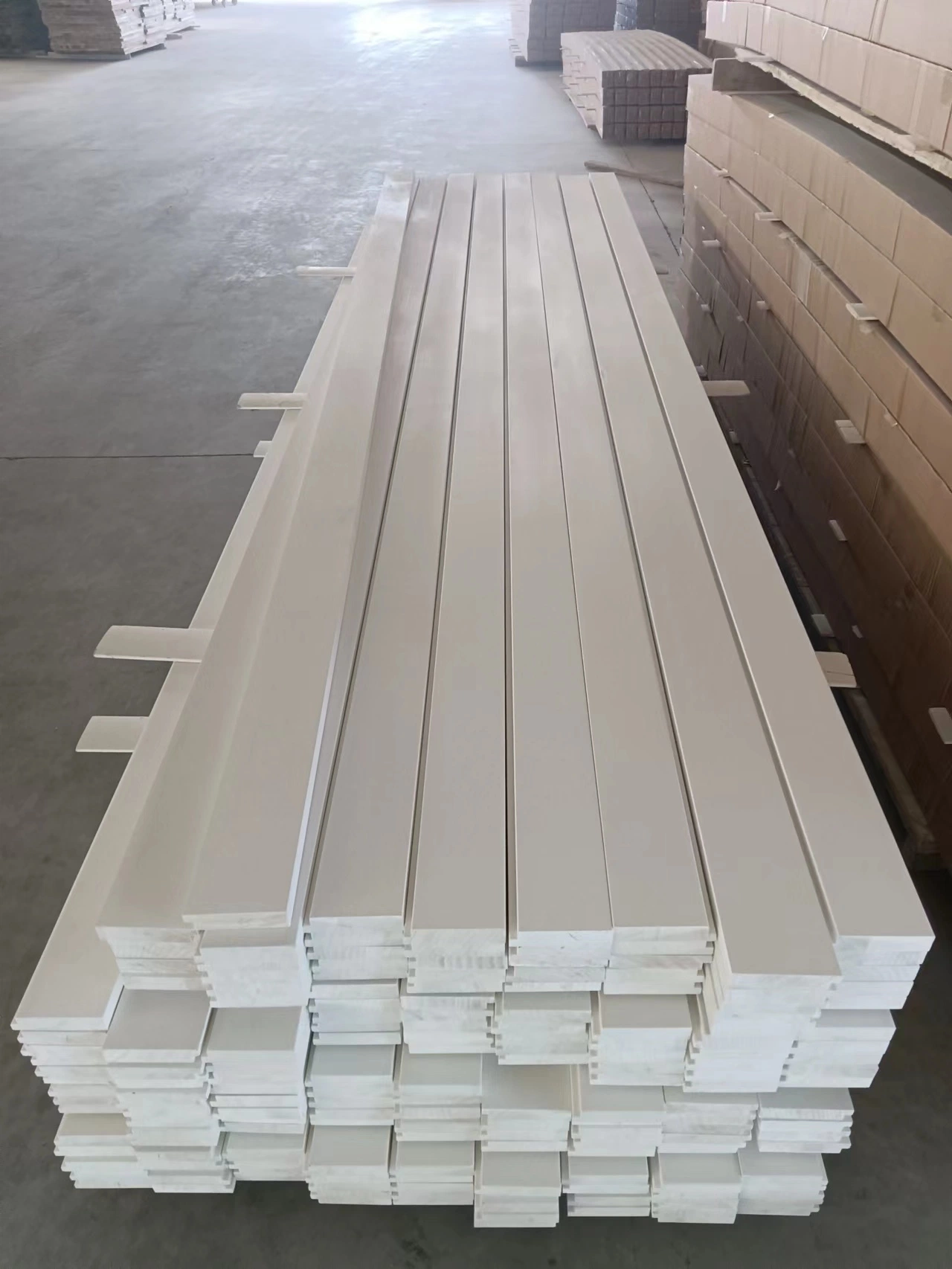 Primed Wood Moulding Flat Board Door Frame