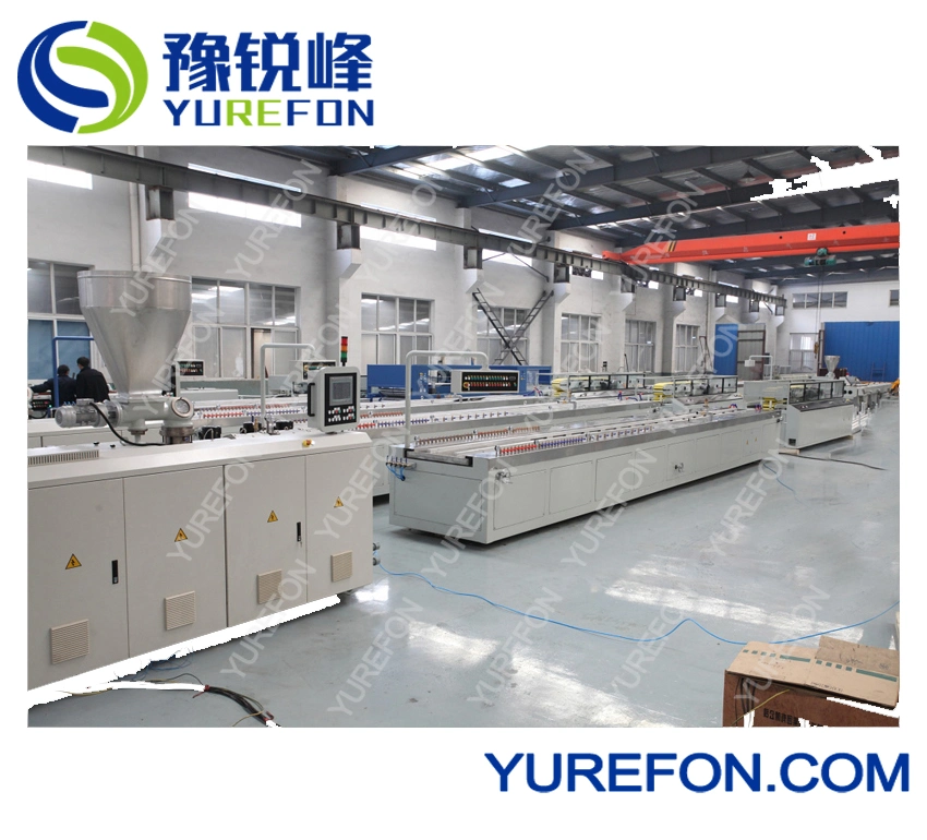 Plastic Extruder Machine Wood Plastic Composite Wood PE Profile Production Extrusion Line