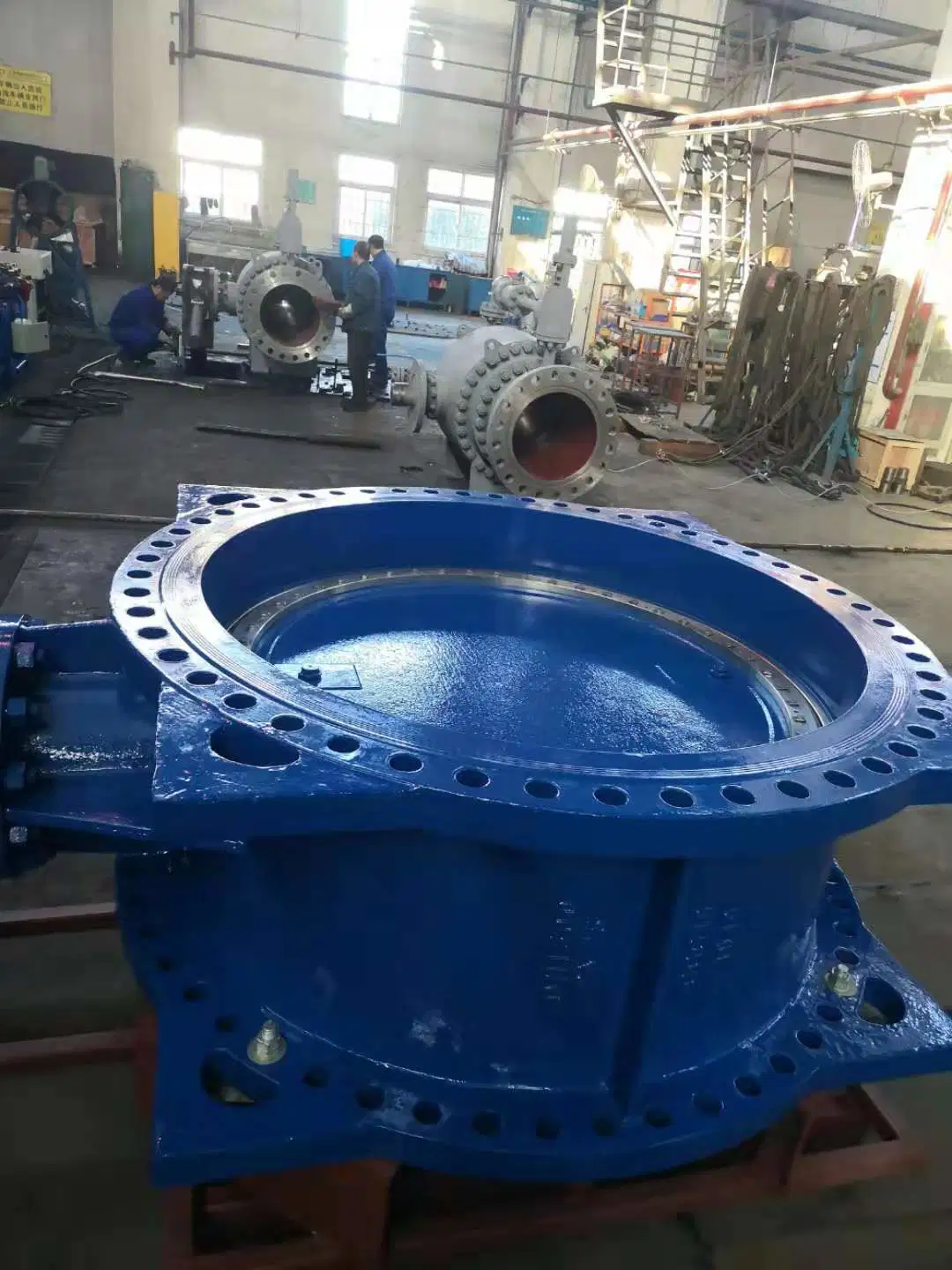 OEM Soft Seal Flange Type Double Eccentric Butterfly Valve