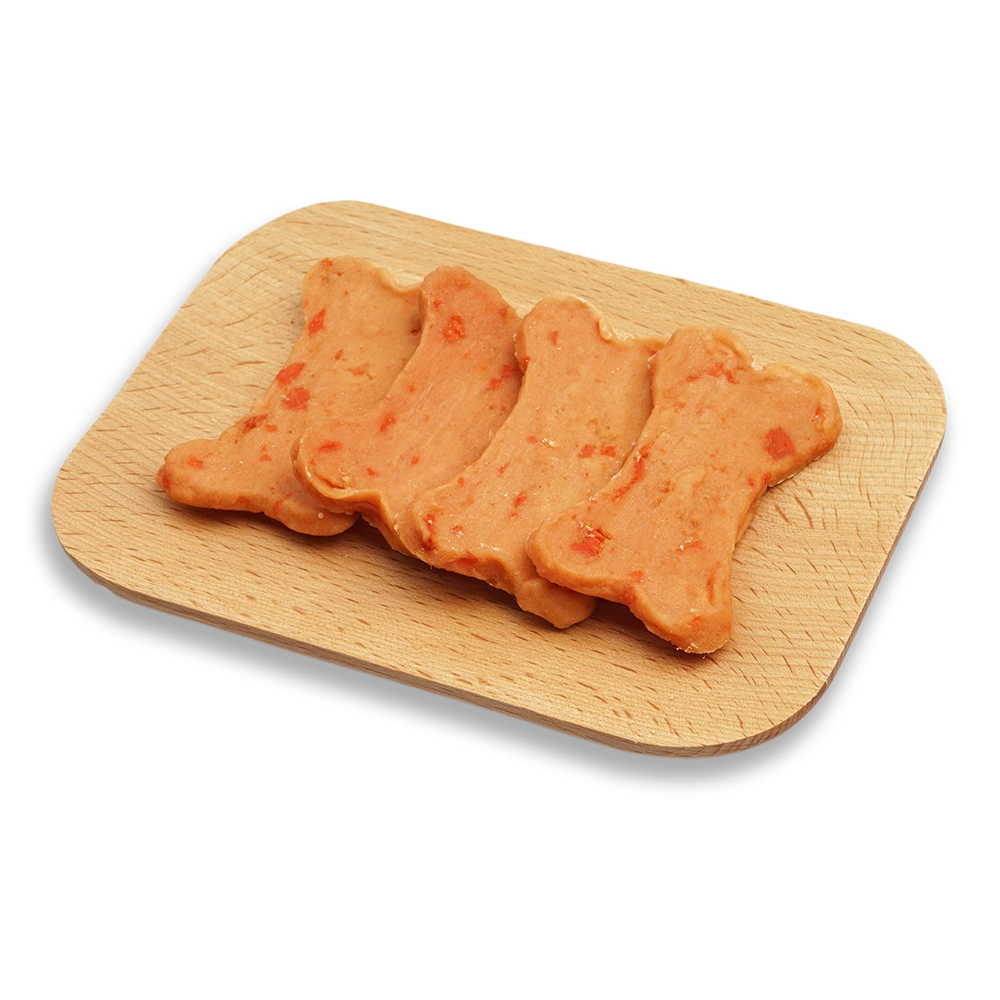 Biscuit de poulet OS avec carotte/algue saveur différente Chine chien OEM Nourriture