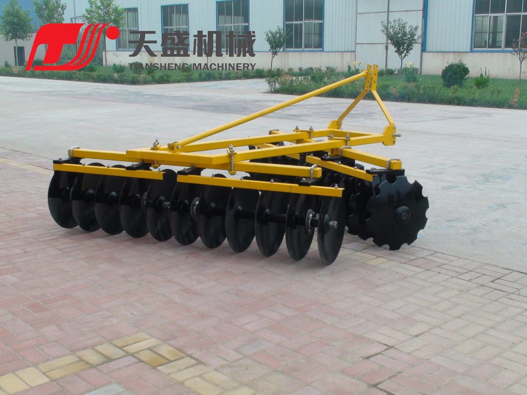 New Farming Agricultural Machinery Tractor Three Point Mounted 22blades Middle Duty Offset Disc Harrow