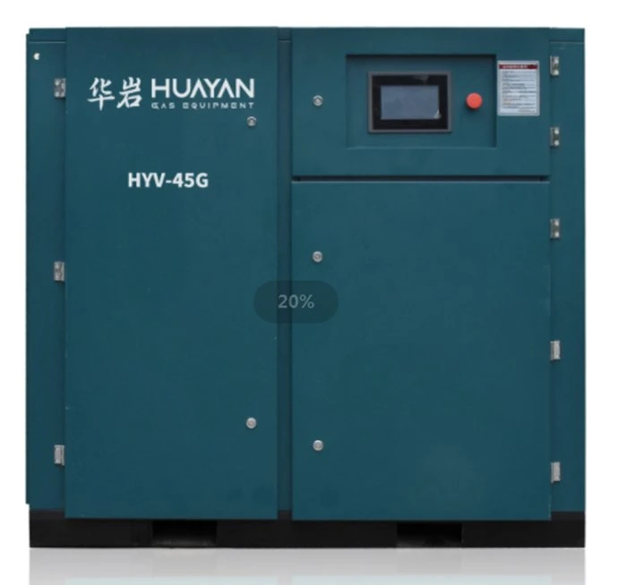 6-8m3/Min 7-13bar 45kw 60HP Fixed Speed Industrial Screw Air Compressor for Sale