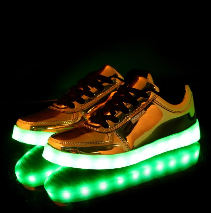 2020 USB Charging PU LED Shoes