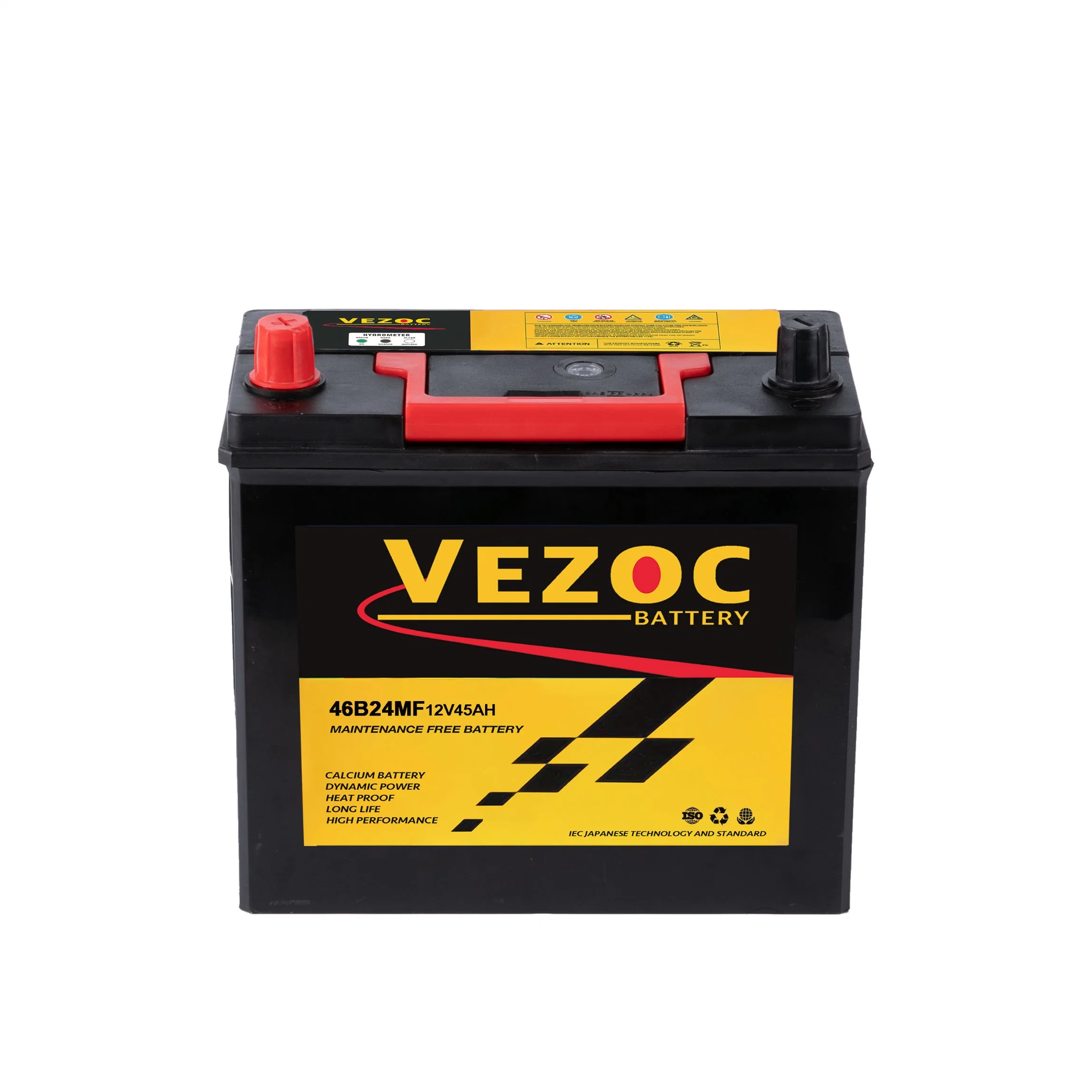 JIS45 High quality/High cost performance Maintenance Free Auto Battery 12V45an almacenamiento recargable Batería