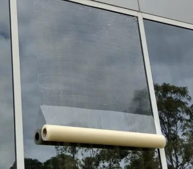 Film de protection PE pour le verre avec l'eau de la colle